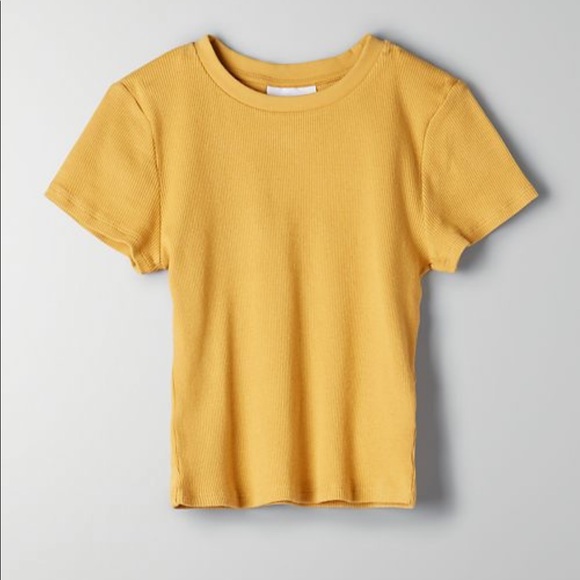 Aritzia Tops - SOLD ON VINTED TNA Cropped T-shirt (GIBBS)